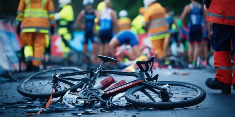 Accident tragique lors de l’Ironman de Nice : Une piétonne de 75 ans dans un état critique - Viral Mag Une dame âgée de 75 ans a été percutée par un triathlète lors de lIronman de Nice ce dimanche la laissant dans un état inquiétant Le choc remet en cause la sécurité de lévénement Viral Mag