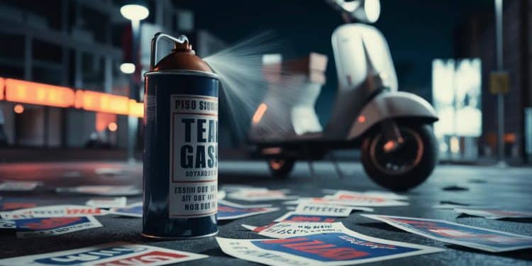 Deux militants Reconquête agressés au gaz lacrymogène à Clermont Ferrand alors quils collaient des affiches pour les européennes Les agresseurs ont été interpellés   Viral Mag