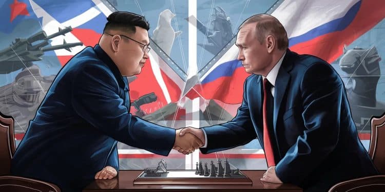 Alliance Russie-Corée du Nord : un pas vers un front anti-occidental - Viral Mag Laccord stratégique signé entre Vladimir Poutine et Kim Jong un renforce laxe euroasiatique face à lOccident Quelles en sont les implications géopolitiques Viral Mag