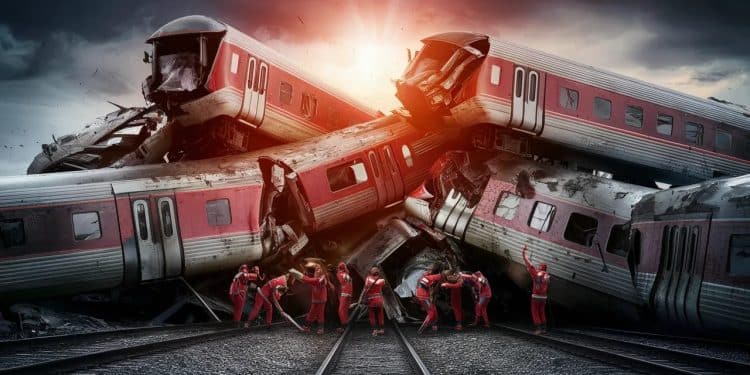 Une collision dévastatrice entre un train de passagers et un convoi de marchandises fait 7 morts et 39 blessés dans lest de lInde Les secours fouillent les épaves   Viral Mag