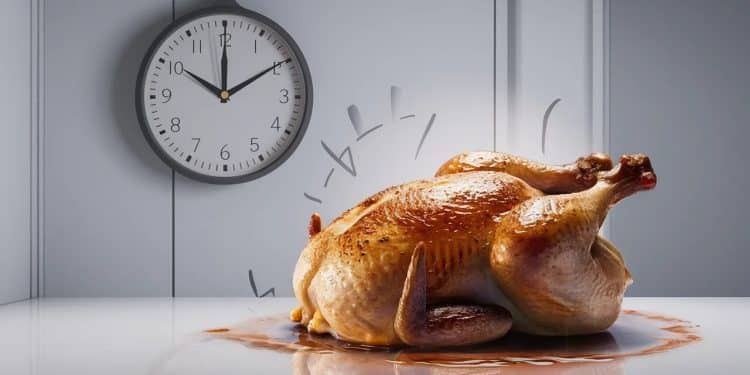 Combien de temps le poulet cuit peut-il rester à température ambiante ? - Viral Mag Découvrez les règles essentielles pour savoir combien de temps le poulet cuit peut rester hors du frigo sans risque Évitez lintoxication alimentaire Viral Mag