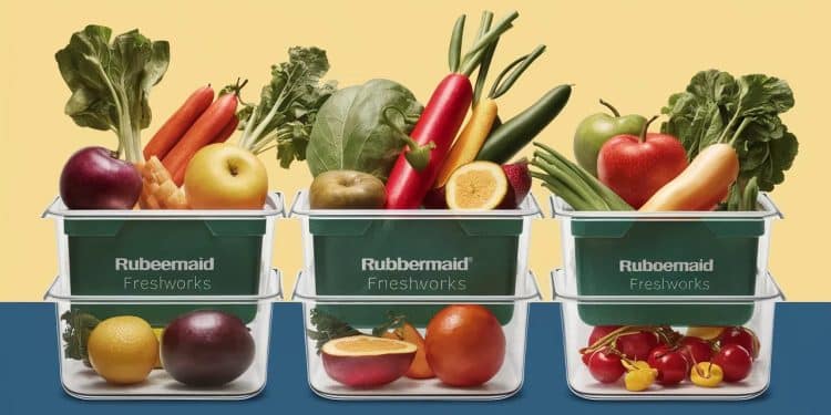 Profitez des bons plans sur les boîtes Rubbermaid FreshWorks pour garder vos produits frais des semaines et réduire le gaspillage alimentaire   Viral Mag