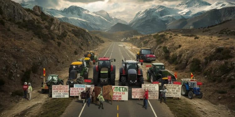 Convergence des Luttes à la Frontière Franco-Espagnole - Viral Mag Des centaines dagriculteurs français et espagnols se rassemblent aux Pyrénées pour une mobilisation transnationale inédite Un nouveau front de résistance européen Viral Mag