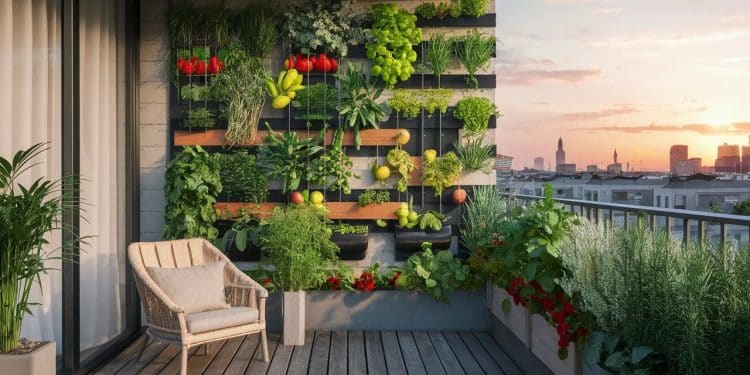 Créez votre oasis de fraîcheur avec un potager vertical - Viral Mag Découvrez comment réaliser un potager vertical sur votre balcon ou terrasse un concept astucieux pour cultiver fruits légumes et herbes aromatiques   Viral Mag
