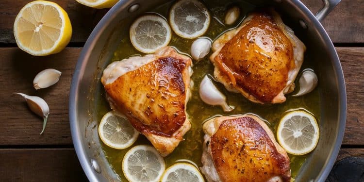 Cuisinez des Cuisses de Poulet Succulentes au Citron & à l’Ail - Viral Mag Découvrez notre recette pour des cuisses de poulet juteuses et parfumées au citron et à lail Un délice à partager sans plus attendre Viral Mag