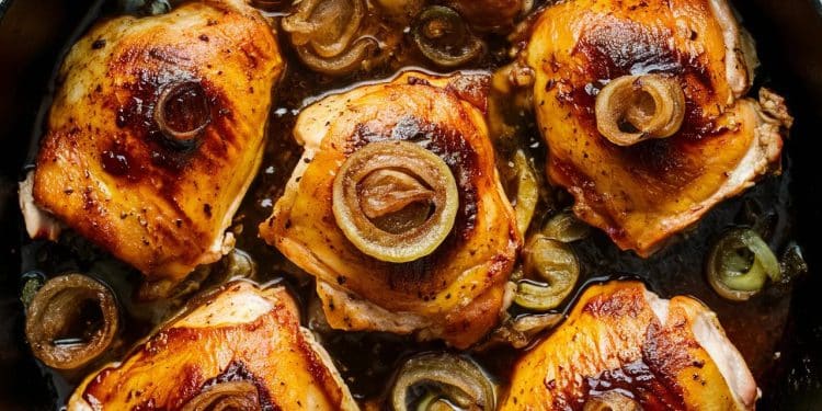 Préparation facile de cuisses de poulet savoureuses au citron et balsamique parfaites pour les soirs de semaine chargés Découvrez la recette    Viral Mag