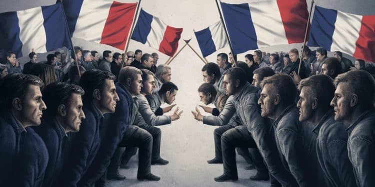 Déclarations Polémiques de Macron : La France Vers une Guerre Civile ? - Viral Mag Emmanuel Macron met le feu aux poudres avec ses propos sur un risque de guerre civile si les extrêmes remportaient les élections législatives anticipées Décryptage Viral Mag