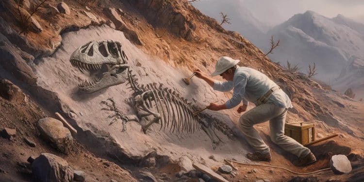 Luc Ebbo paléontologue autodidacte fouille la haute Provence à la recherche de fossiles de dinosaures inconnus Un travail dune vie pour ce passionné expert   Viral Mag