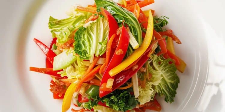 Délices Végétariens : Légumes Sautés Façon Moo Shu - Viral Mag Découvrez notre recette express de légumes sautés façon moo shu un plat végétarien savoureux et équilibré inspiré de la cuisine chinoise Laissez vous tenter par ce mariage de saveurs et de textures Viral Mag