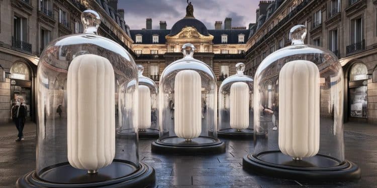 Une initiative engagée expose des tampons géants dans les rues de Paris pour sensibiliser à la précarité menstruelle qui touche près de 4 millions de femmes en France   Viral Mag