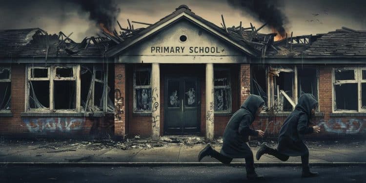 Découvrez les détails sur lincendie criminel dune école primaire à Meyzieu et les interpellations de deux mineurs suspects Les images choquantes de leur saccage avant de mettre le feu   Viral Mag