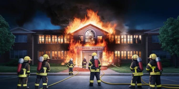 Deux adolescents de 13 ans ont été jugés pour dégradation volontaire par moyen dangereux après avoir incendié une école primaire à Meyzieu   Viral Mag