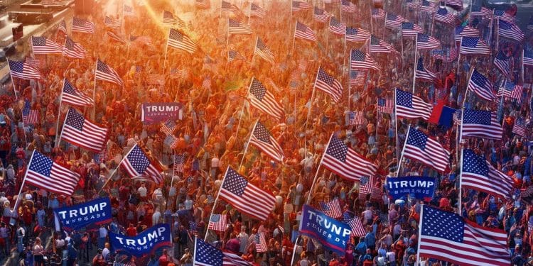 Malgré sa récente condamnation pénale Donald Trump est ovationné lors dun meeting en vue de la présidentielle 2024   Viral Mag