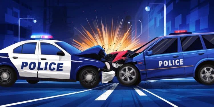 Dramatique collision à Cannes : 3 policiers blessés - Viral Mag Une violente collision sest produite à Cannes entre une voiture de police et un véhicule roulant à vive allure 3 policiers ont été blessés dont un gravement Le chauffard est en fuite Viral Mag