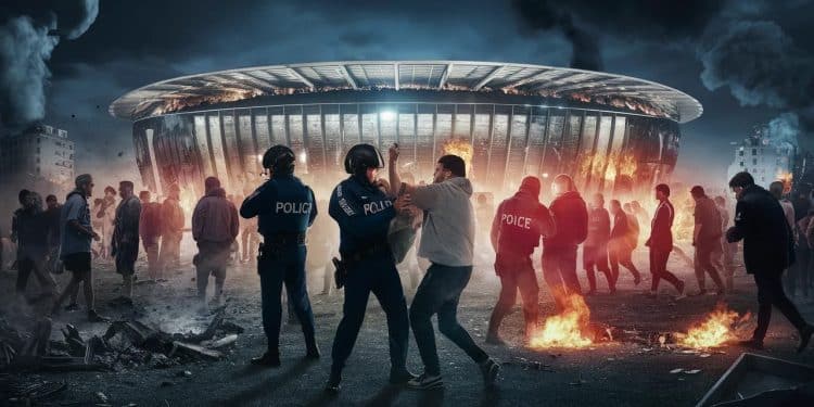 Échauffourées Avant Metz-Saint-Étienne : 7 Interpellations - Viral Mag Des affrontements entre supporters avant le match de barrage retour Metz Saint Étienne ont mené à 7 interpellations et quelques blessés légers   Viral Mag