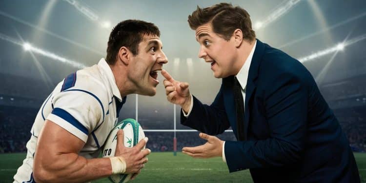 Éric Judor, le nouvel entraîneur surprise d’Antoine Dupont - Viral Mag Dans un spot publicitaire hilarant la star du rugby français Antoine Dupont reçoit les conseils improbables dun coach comique incarné par Éric Judor Viral Mag