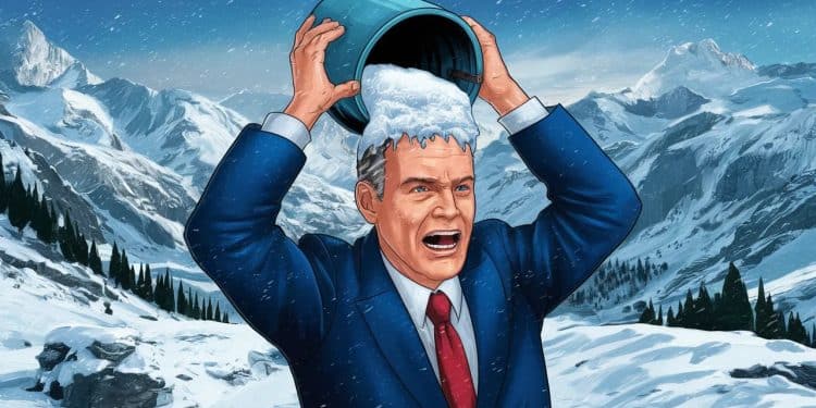 Estrosi relève le défi glacial de la maladie de Charcot - Viral Mag À 2715 mètres daltitude le maire de Nice sest versé un seau de neige sur la tête pour soutenir la lutte contre la maladie de Charcot Un défi givrés pour une noble cause Viral Mag