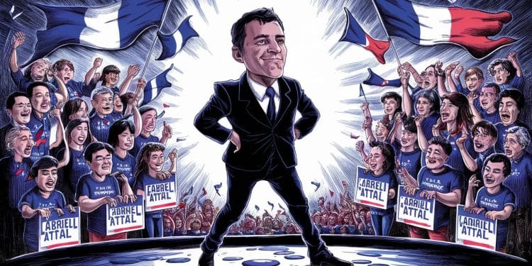 Gabriel Attal Mène la Campagne Législative Démacronisée - Viral Mag En froid avec Macron depuis la dissolution surprise le Premier ministre Gabriel Attal multiplie les déplacements pour convaincre les candidats de la majorité Viral Mag