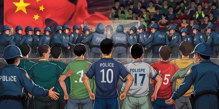Lors dun match de qualification pour la Coupe du Monde 2026 3 supporters hongkongais ont été interpellés pour insulte à lhymne chinois   Viral Mag