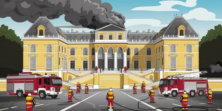 Un dégagement de fumée inquiétant au Château de Versailles a mobilisé les pompiers Les dernières informations sur cet incident hors du commun   Viral Mag