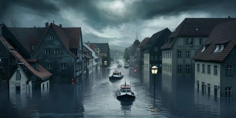 Inondations en Allemagne : Scholz solidaire des sinistrés - Viral Mag Le chancelier Olaf Scholz sest rendu dans les régions du sud de lAllemagne touchées par les inondations Un mort et de nombreux dégâts Viral Mag