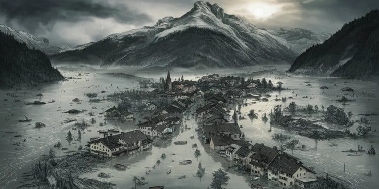 Un corps retrouvé et deux personnes toujours portées disparues suite aux violentes intempéries qui ont frappé le sud est de la Suisse Le point sur la situation   Viral Mag