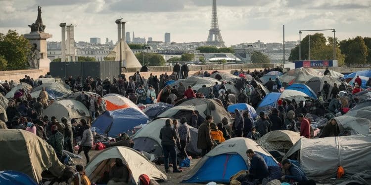 Plus de 5200 personnes déplacées dÎle de France vers dautres régions  les associations dénoncent un nettoyage social en vue des JO   Viral Mag