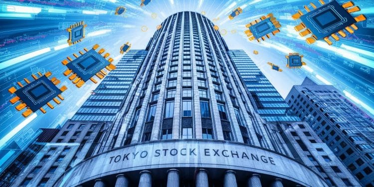 La Bourse de Tokyo s’envole grâce à la tech - Viral Mag La Bourse de Tokyo est en plein essor portée par les semi conducteurs et les géants technologiques nippons Découvrez les raisons de cette envolée Viral Mag