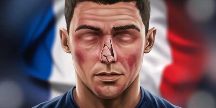 La France en émoi : Kylian Mbappé se fracture le nez à l’Euro 2024 - Viral Mag Létoile des Bleus Kylian Mbappé victime dune fracture du nez lors du match contre lAutriche Le capitaine français blessé mais rejoint le camp de base de léquipe Viral Mag