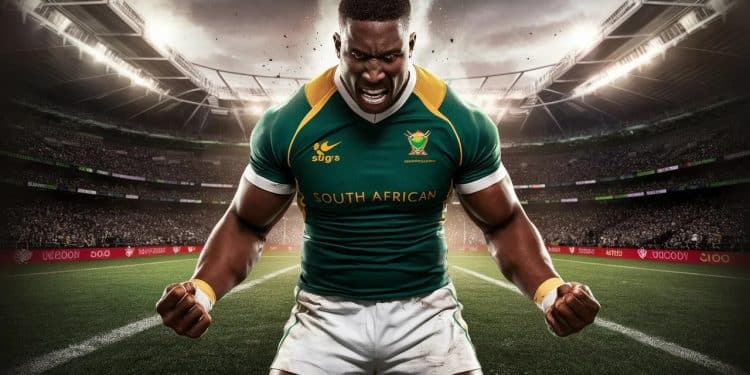 Damian de Allende centre sud africain révèle les dessous de la victoire contre le XV de France en quart de finale de la Coupe du monde 2023   Viral Mag