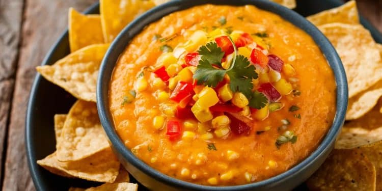 Découvrez le nouveau phénomène culinaire qui envahit les cuisines  le queso au maïs frais une sauce onctueuse et savoureuse qui va vous faire fondre de plaisir Recette et astuces pour impressionner vos invités    Viral Mag