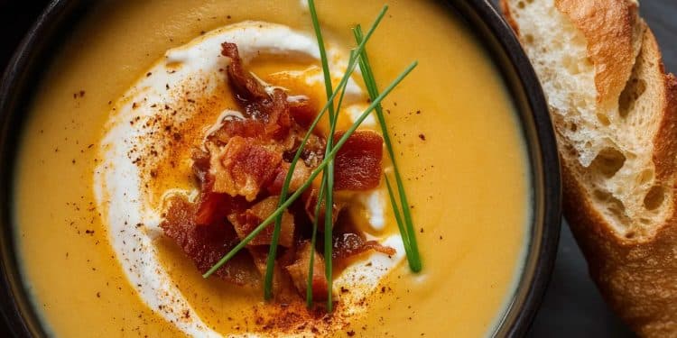 Découvrez la recette de la réconfortante soupe au fromage à la bière Un savoureux mélange de cheddar bière et poivrons pour vous réchauffer   Viral Mag