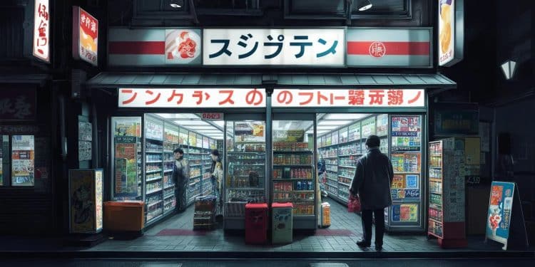 La Vie Konbini : Plongée Captivante au Cœur des Supérettes Nippones - Viral Mag Explorez lunivers fascinant des konbinis japonais à travers le regard de Jérôme Schmidt Un voyage initiatique au pays du Soleil Levant Viral Mag