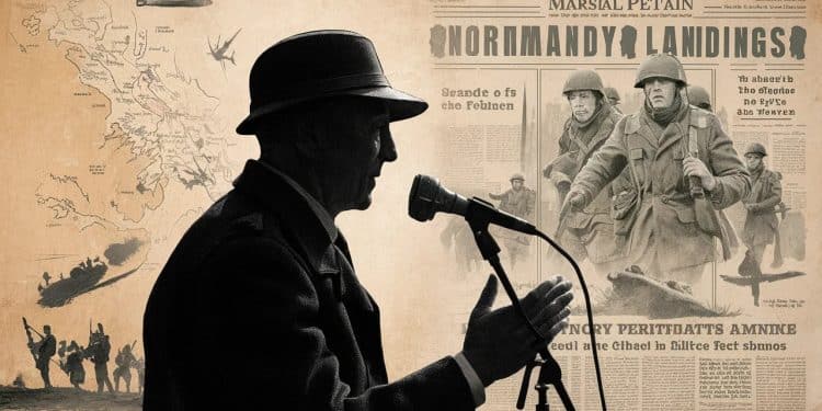 Découvrez les coulisses et limpact de lallocution du Maréchal Pétain le jour du Débarquement en Normandie Un moment clé de lHistoire   Viral Mag