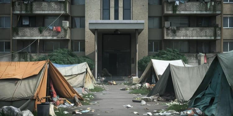 Le Cauchemar des Habitants d’un Immeuble Lyonnais - Viral Mag Depuis un an les résidents dun immeuble rue Duguesclin à Lyon subissent les nuisances dun campement de migrants Malgré leurs démarches la situation perdure Viral Mag