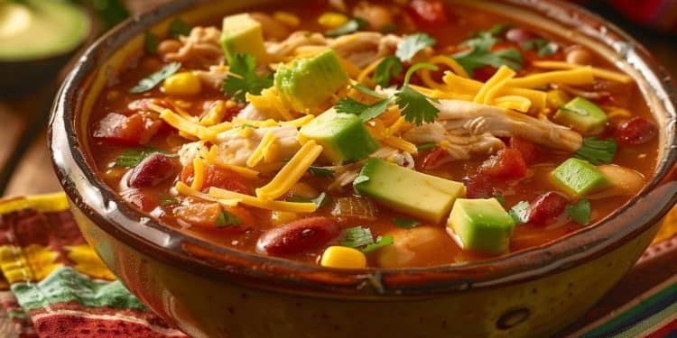 Le Chili Poulet Slow-Cooker : Un Plat Réconfortant et Savoureux - Viral Mag Découvrez la recette facile du chili poulet slow cooker un plat familial réconfortant et riche en saveurs Parfait pour vos dîners en semaine Viral Mag