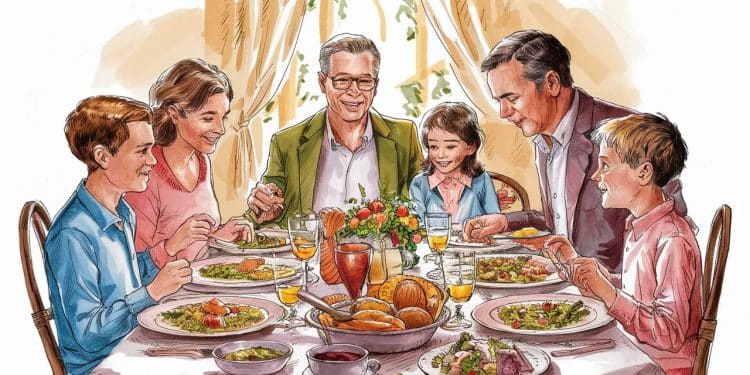 Le Déjeuner du Dimanche : L’Art de Réunir la Famille - Viral Mag Découvrez les secrets dun déjeuner dominical réussi avec Éric Briffard chef du Cordon Bleu Paris Produits frais recettes traditionnelles et convivialité au menu Viral Mag