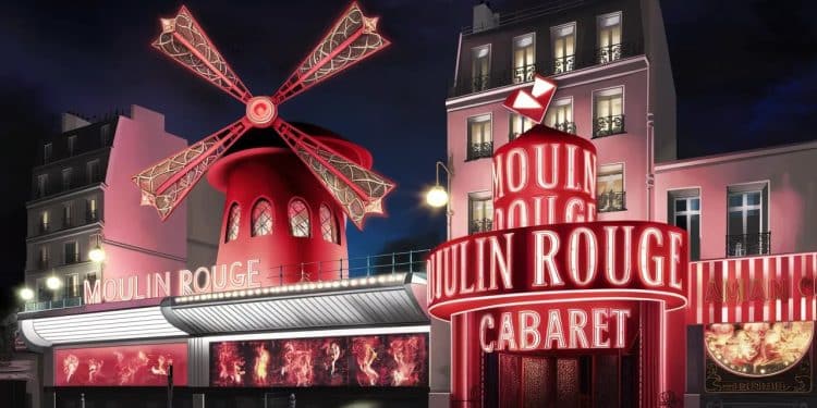 Le Moulin Rouge Fait Peau Neuve pour les JO de Paris 2024 - Viral Mag Le célèbre cabaret parisien se refait une beauté à temps pour les Jeux Olympiques Découvrez les coulisses de cette rénovation spectaculaire Viral Mag