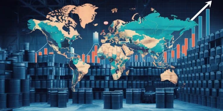 Le pétrole en hausse entre risques géopolitiques et optimisme sur la demande - Viral Mag Les cours du pétrole grimpent tirés par les espoirs dune meilleure demande aux États Unis et les tensions au Moyen Orient et en Ukraine Découvrez les facteurs clés influençant le marché pétrolier Viral Mag