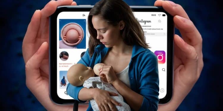 Découvrez comment certaines influenceuses contournent la modération dInstagram en publiant des vidéos dallaitement avec des poupons factices pour faire la promotion de contenus érotiques payants   Viral Mag