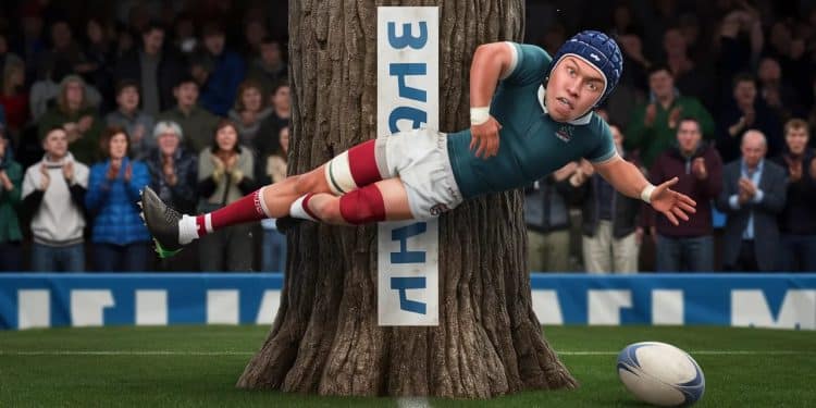 Damian Penaud ailier du XV de France a vécu un moment cocasse en essayant vainement de stopper le puissant fidjien Vinaya Habosi du Racing 92 Découvrez sa réaction amusée    Viral Mag