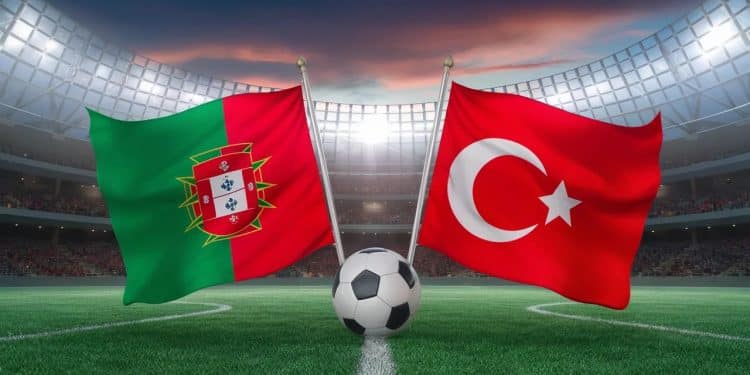 Le Portugal Surclasse la Turquie et s’Envole Vers les 8es de Finale - Viral Mag Le Portugal simpose brillamment 2 0 face à la Turquie grâce à une prestation collective solide Rafael Leao a illuminé le match de son talent Viral Mag