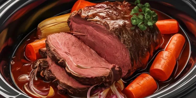 Découvrez comment préparer facilement un rôti de bœuf fondant et goûteux grâce à votre mijoteuse Notre recette pas à pas vous guide vers un repas réussi    Viral Mag