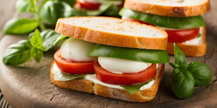Découvrez le délicieux sandwich caprese un classique italien alliant saveurs fraîches et simplicité Parfait pour un déjeuner léger et gourmand    Viral Mag