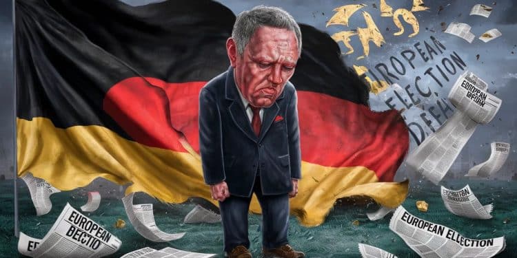 Législatives Anticipées en Allemagne : Scholz Exclut cette Option - Viral Mag Malgré la défaite cuisante de sa coalition aux élections européennes le chancelier allemand Olaf Scholz écarte la possibilité de législatives anticipées Viral Mag