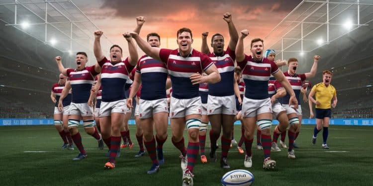 L’Équipe de France de Rugby à 7 Triomphe à Madrid - Viral Mag Menés par Antoine Dupont les Bleus se hissent en demi finale du tournoi de Madrid après une victoire arrachée face à la Grande Bretagne Viral Mag