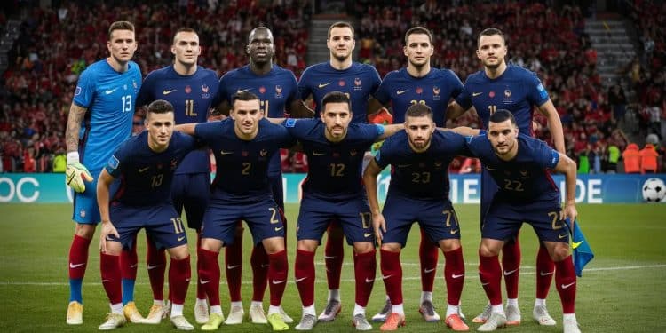 Découvrez en exclusivité la photo officielle des Bleus pour lEuro 2024 en Allemagne Les 25 joueurs et le staff prennent la pose à Clairefontaine   Viral Mag