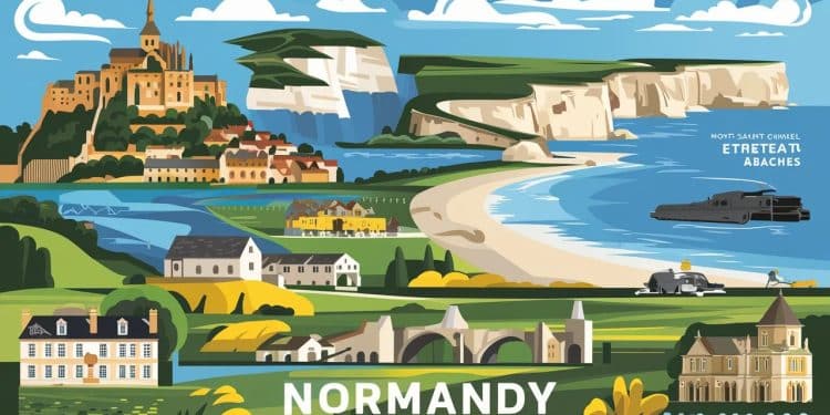 Partez à la découverte des merveilles de la Normandie  Plages du débarquement Mont Saint Michel Étretat Notre guide des 15 lieux à ne pas manquer    Viral Mag