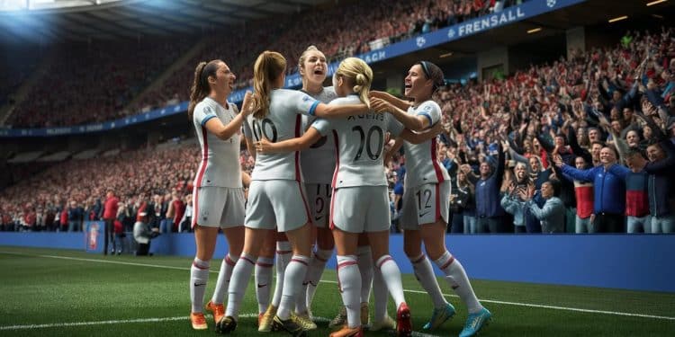 Léquipe de France féminine de football poursuit sa marche triomphale vers lEuro 2025 en dominant lAngleterre à Saint Etienne Retour sur ce nouveau succès des joueuses dHervé Renard   Viral Mag