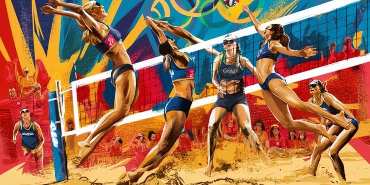 Avec une dernière victoire en Coupe des Nations les joueurs français de beach volley ont décroché 4 billets pour disputer les JO 2024 à Paris   Viral Mag